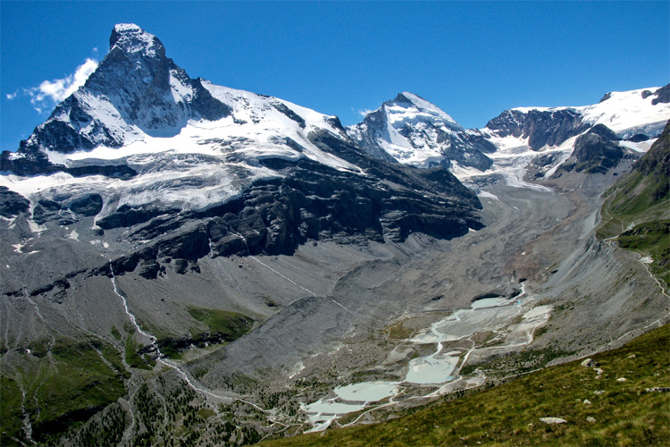 alps climate change melting ice future 2030 2040 2050