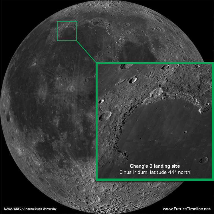 chang'e 3 landing site