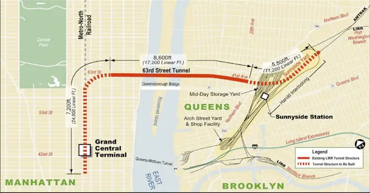 east side access subway extension 2018 2019 2020 map