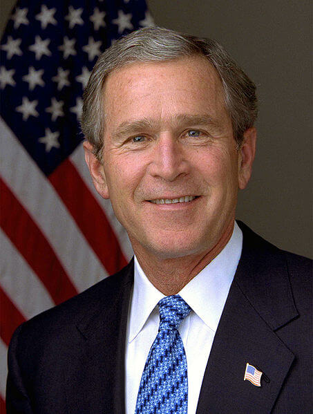 george bush 2001 election year