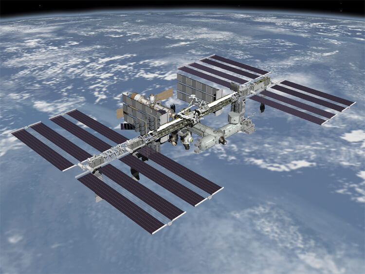 international space station completed 2010 2011 rendering
