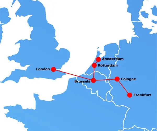 london frankfurt train high speed rail route 2013 amsterdam future transport