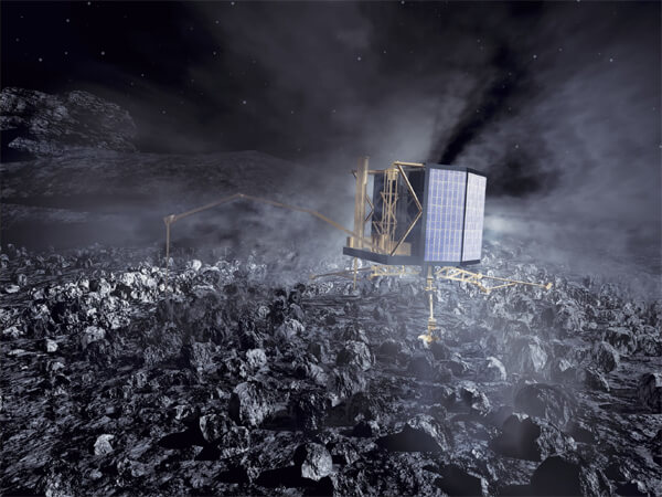 rosetta atterrisseur Philae comète Churyumov Gerasimenko astéroïde 2014 67P future mission nasa esa