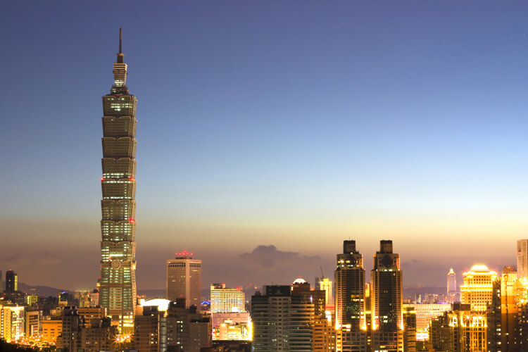 taipei 101 2004 skyline asia