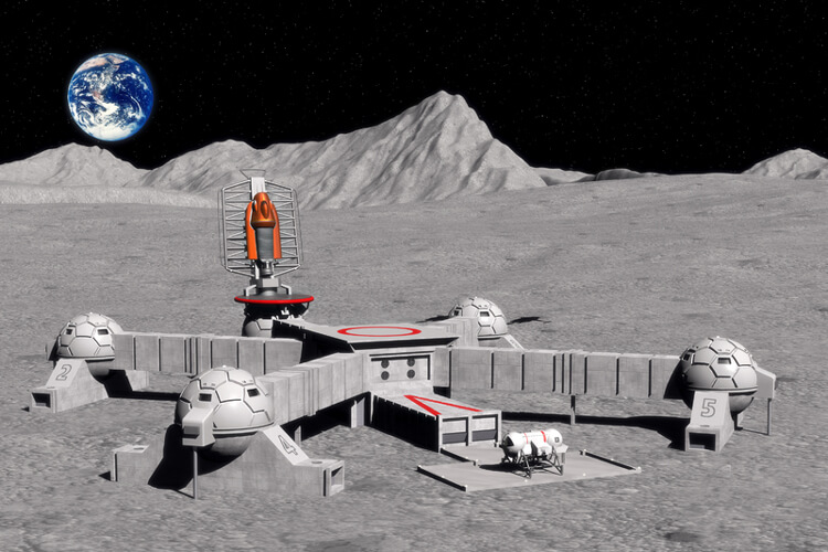 Gallery For > Moon Colonization