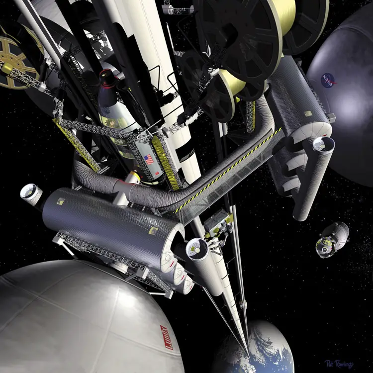 space elevator 22nd century skyhook future space technology transport