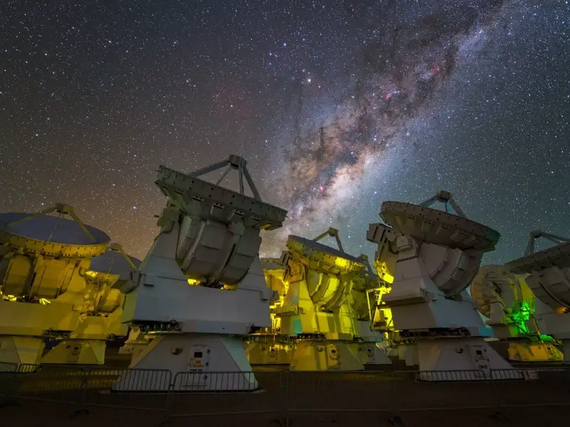 alma telescopes milky way galaxy