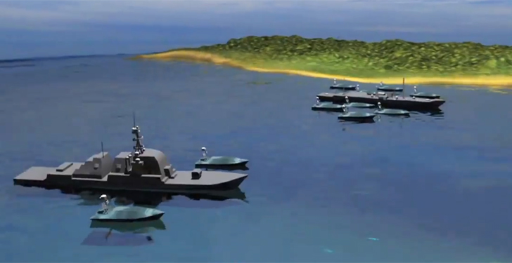 autonomous swarm boats