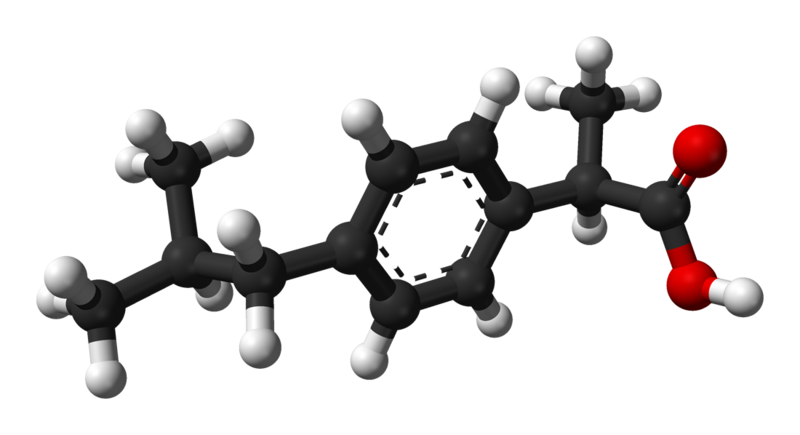 ibuprofen chemical structure