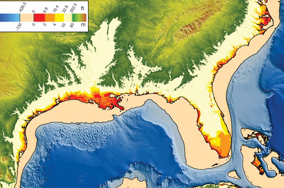 sea level rise usa