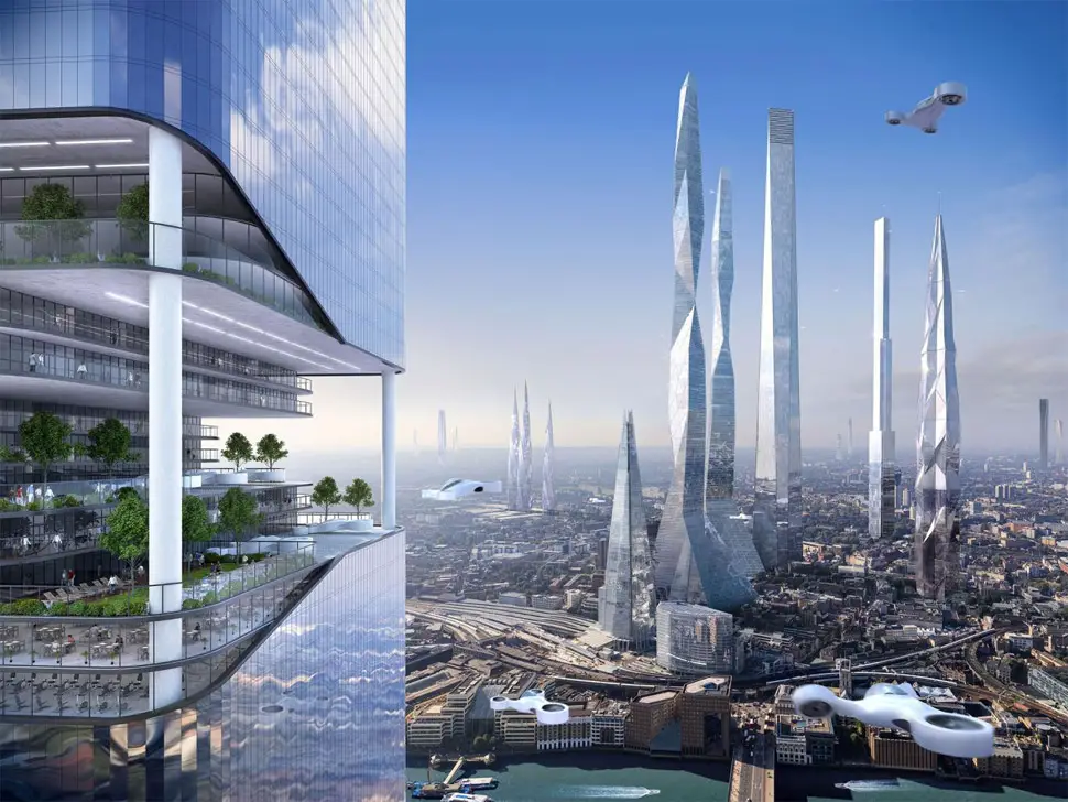 future london skyline 2100