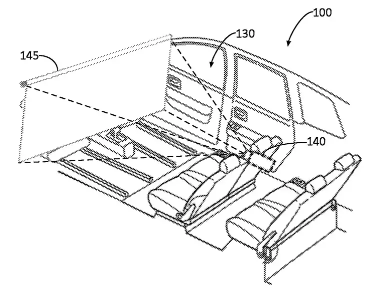 ford windshield movie display patent 2016