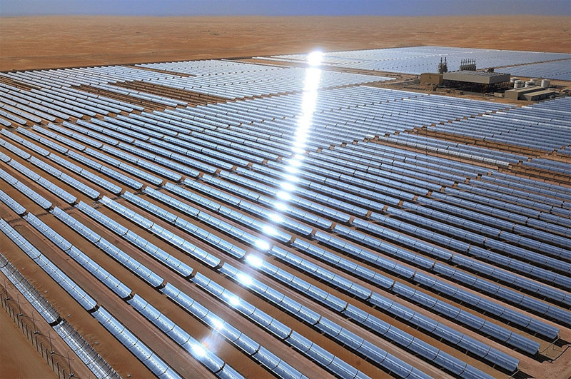 concentrated solar power plant