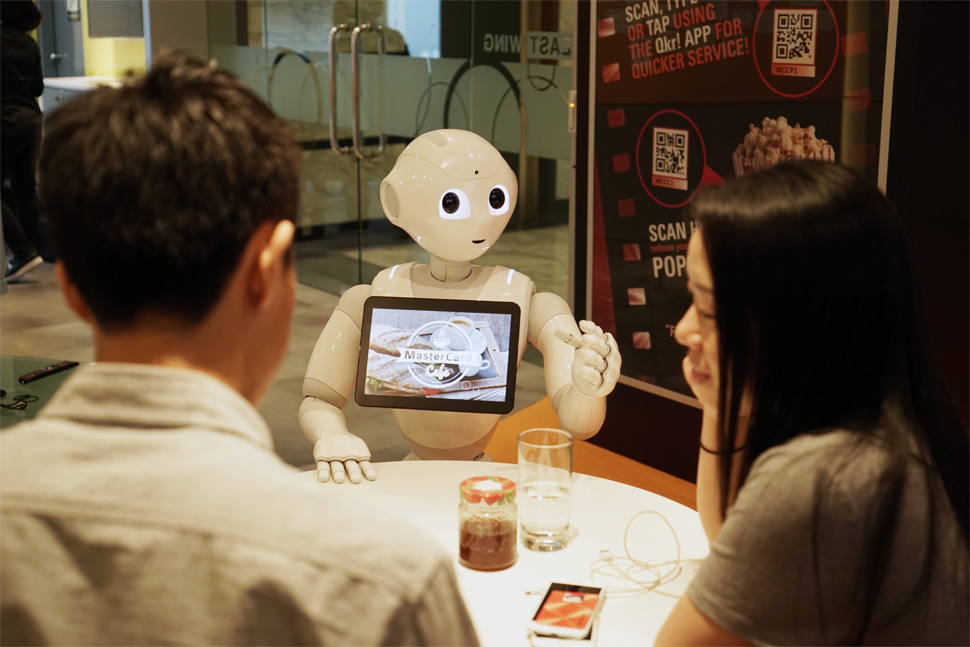 mastercard pepper robot commerce