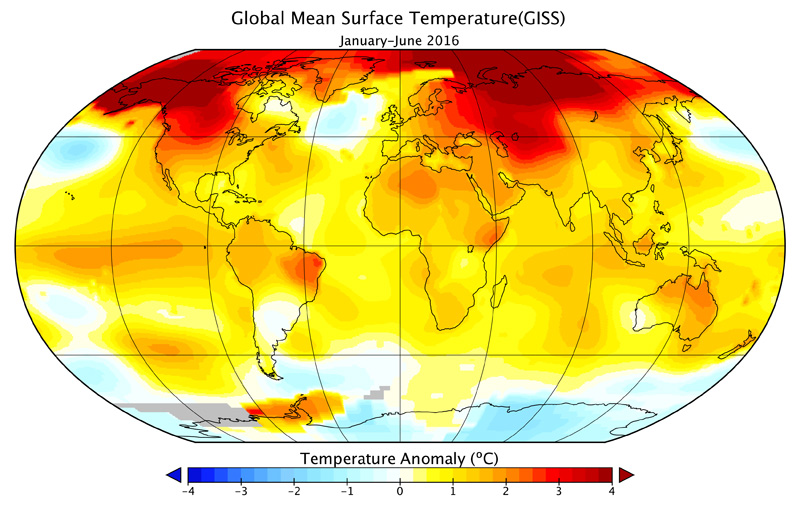 global warming future timeline 2016