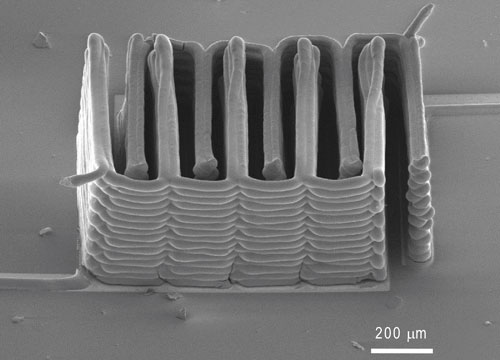 micro battery printed