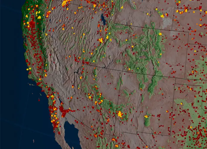 western united states wildfires