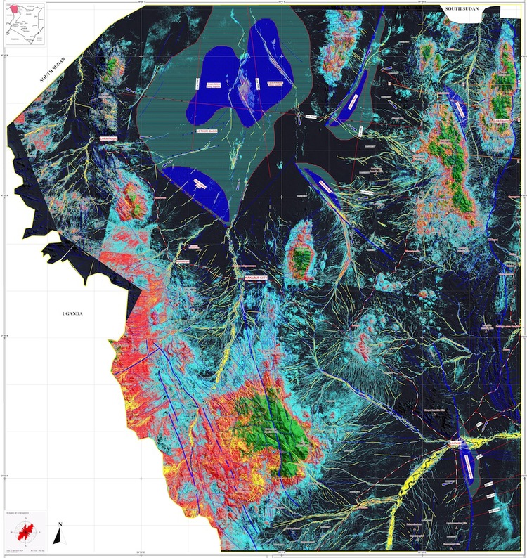 kenya water map