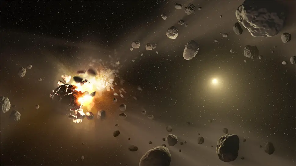 asteroid collisions