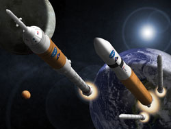 future timeline space travel exploration technology mars moon earth