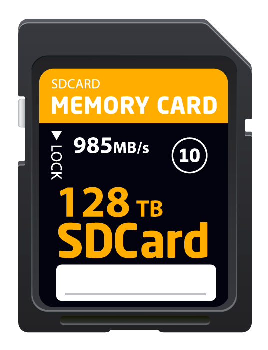 128TB SD card future technology timeline