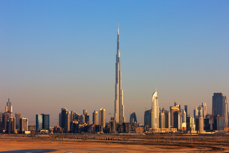 burj dubai timeline 2009