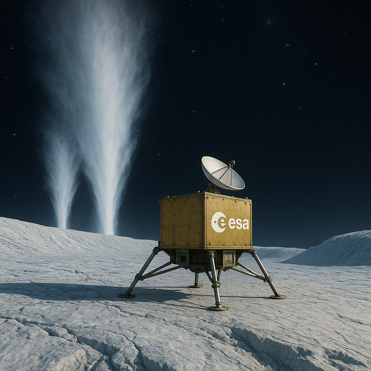 ESA Enceladus probe 2050s 2058