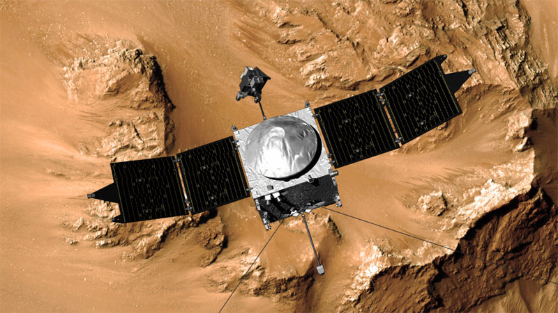 maven mars probe 2014 technology timeline