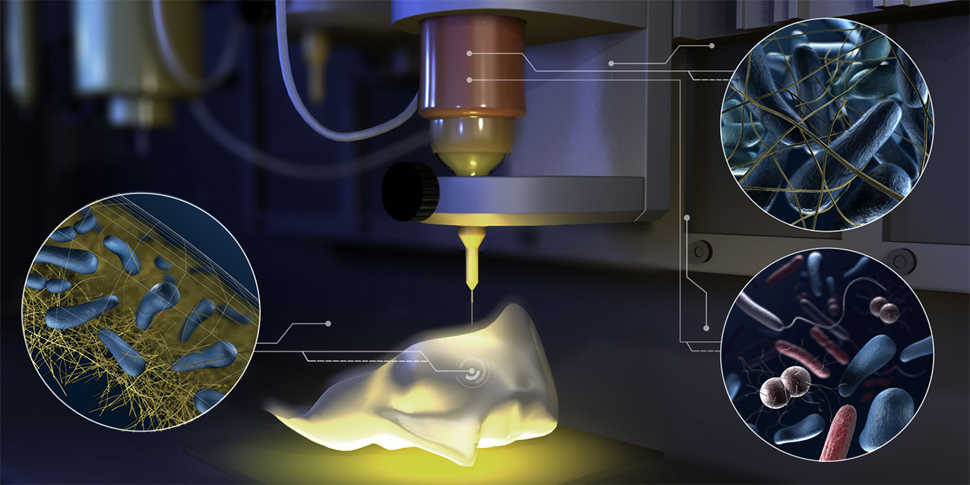 3d printer living matter