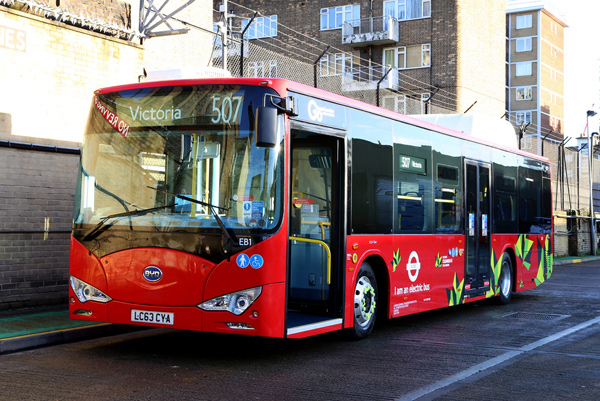 london electric bus