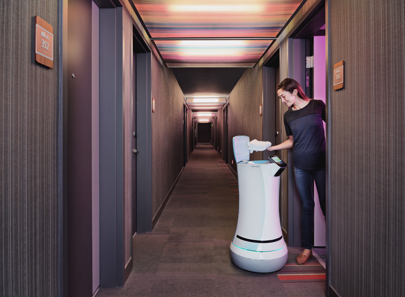 hotel robot butler