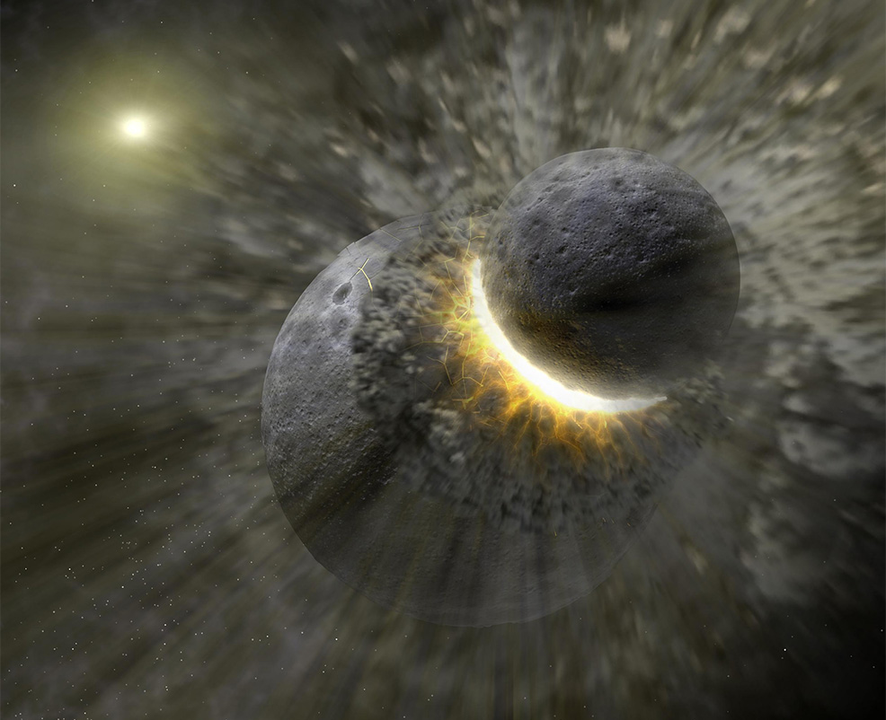 planets colliding future timeline
