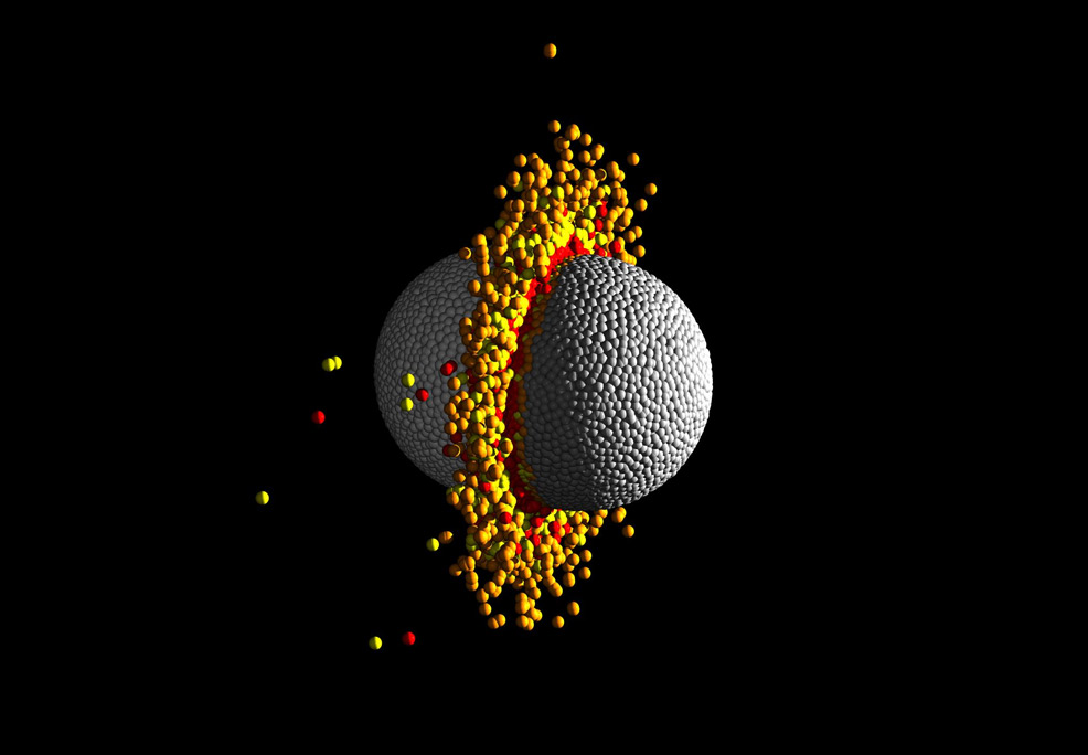 planets colliding future timeline
