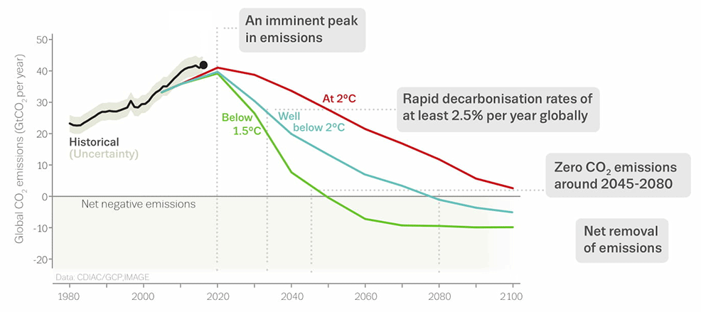co2 emissions trends future timeline