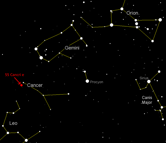 constellations map