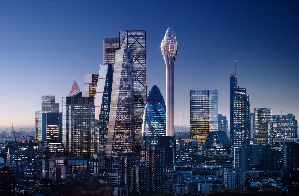 Futuristic new tower wins planning approval in London