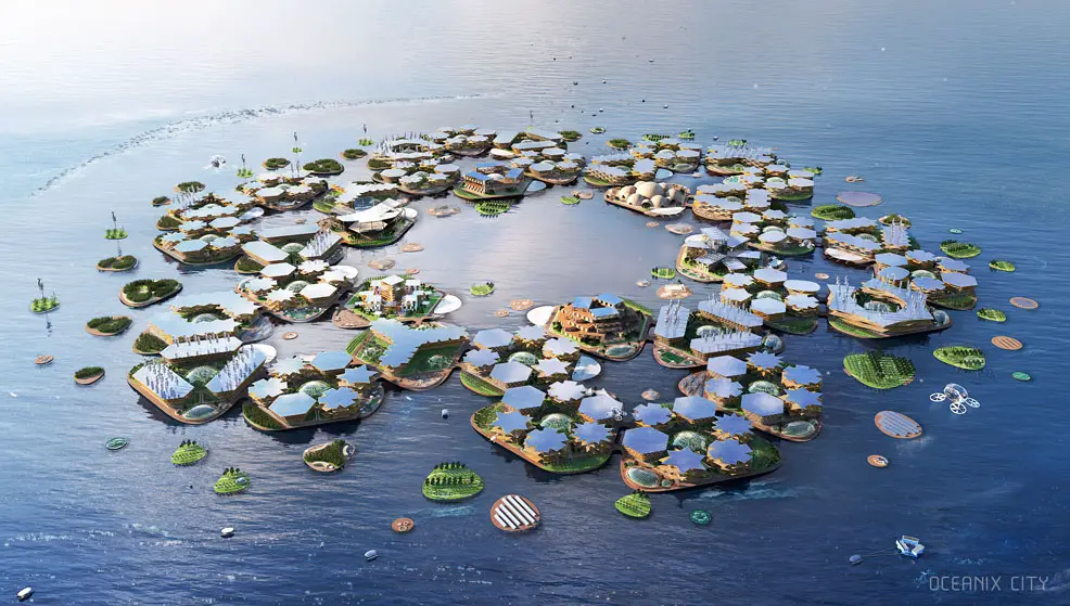 floating city concept future timeline