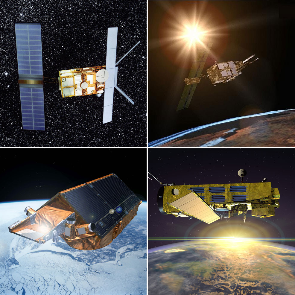 west antarctic satellites