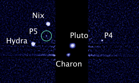 pluto and moons