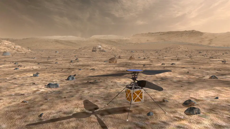 mars helicopter drone future rover mission