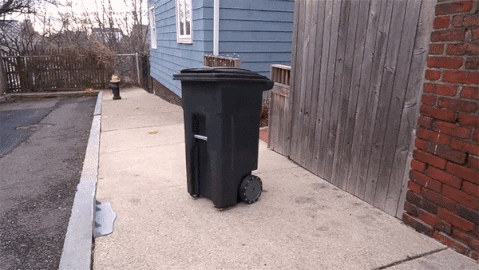 automated garbage can