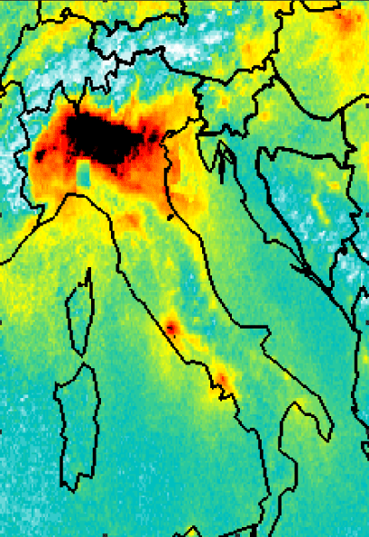 italy air quality covid-19 lockdown