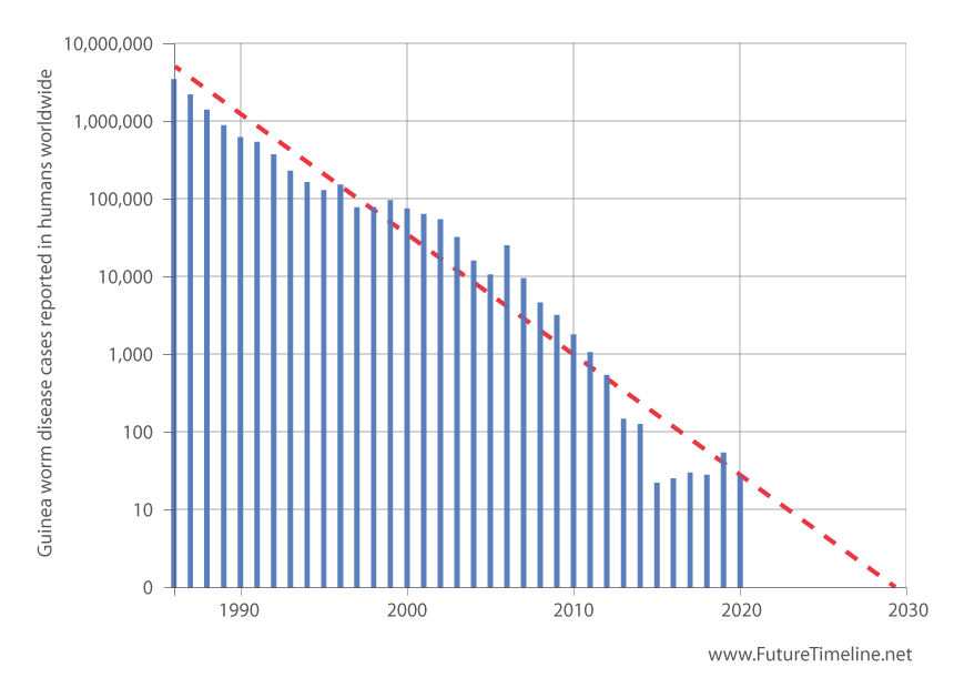 guinea worm disease eradication 2030