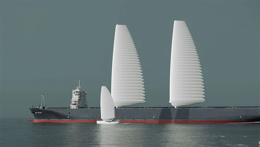 futuristic cargo ship 2050