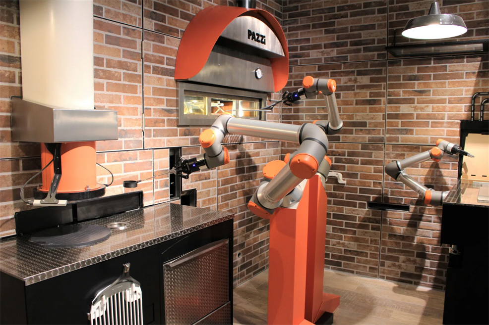 robotic pizza restaurant future timeline