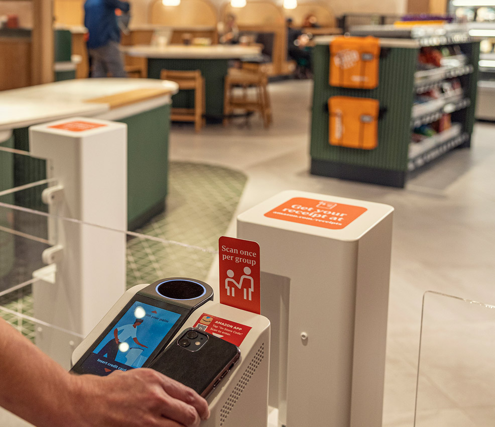 starbucks amazon cashierless store technology