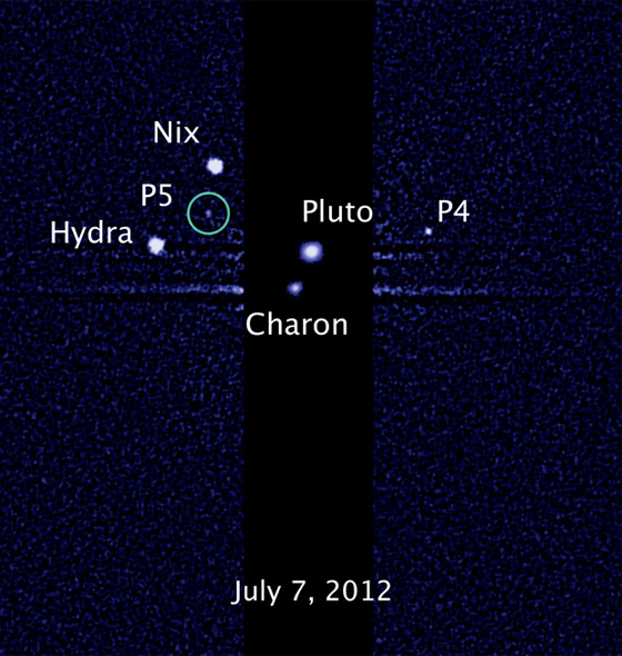 pluto 5th moon