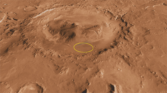 gale crater mars