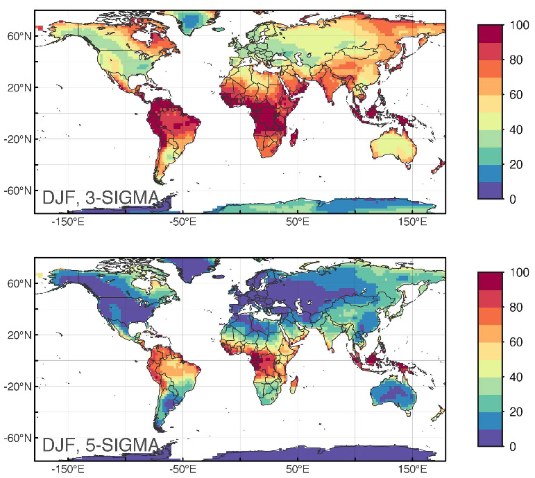 global warming map