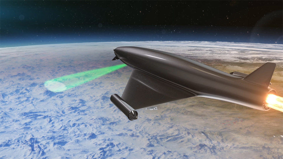 directed energy atmospheric lens
